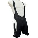 Morph Herren Bib Shorts / Träger-Radhose mit Sitzpolster – Schwarz/Weiß