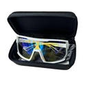 UVEX  Sportstyle 235 V Sportbrille – Weiß mit verspiegelten Colorvision-Gläsern
