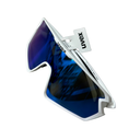 UVEX pace stage CV – White Matt / Mirror Blue Colorvision