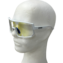 UVEX  Sportstyle 235 V Sportbrille – Weiß mit verspiegelten Colorvision-Gläsern