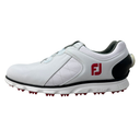 FootJoy Pro/SL BOA Herren Golfschuhe – Weiß/Schwarz/Rot – Leder – Wasserdicht