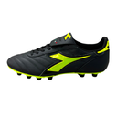 Diadora Brasil Icon LT T MDPU FG – Fußballschuhe Leder – Schwarz/Neongelb