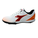 Diadora Brasil R TFR Weiß/Orange - Multinockenschuhe für Kunstrasen & Hartplätze