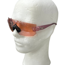 xd Unbreakable Shield Sportbrille – Transparent Rosé/Lila mit roséfarbenen Gläsern
