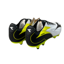 Diadora Maximus Icon LT SLP12 FG – Fußballschuhe – Weiß/Schwarz/Neongelb