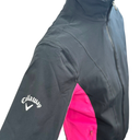 Callaway Weather Series Damen Golfjacke – Schwarz/Pink – Wind- & Wetterjacke