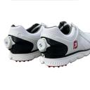 FootJoy Pro/SL BOA Herren Golfschuhe – Weiß/Schwarz/Rot – Leder – Wasserdicht
