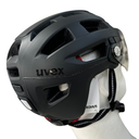 UVEX Finale Visor Fahrradhelm – Black Matt