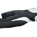 Morph Herren Bib Shorts / Träger-Radhose mit Sitzpolster – Schwarz/Weiß