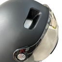 UVEX Rush Visor Fahrradhelm – Black Silver Matt