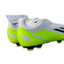 adidas X Crazyfast.4 FxG J Fußballschuhe Kinder – Weiß/Schwarz/Lucid Lemon
