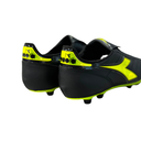 Diadora Brasil Icon LT T MDPU FG – Fußballschuhe Leder – Schwarz/Neongelb