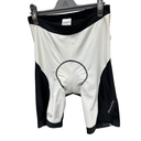 BELLWETHER Herren Radhose / Cycling Shorts – Weiß/Schwarz – Gepolstert