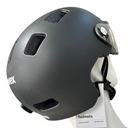 UVEX Rush Visor Fahrradhelm – Black Silver Matt