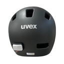 UVEX Rush Visor Fahrradhelm – Black Silver Matt