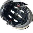 UVEX Rush Visor Fahrradhelm – Black Silver Matt