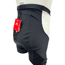 BELLWETHER Herren Radhose / Cycling Shorts – Weiß/Schwarz – Gepolstert