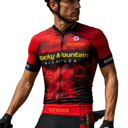 BIEMME Rocky Mountain Bicycles Team Langarm-Radtrikot – MTB Team Edition – Rot/Schwarz – Herren