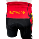 BIEMME Rocky Mountain Bicycles Team Radhose – MTB Team Edition – Gepolstert – Herren – Rot/Schwarz