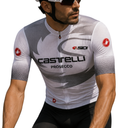 CASTELLI Sidi Prosecco Kurzarm-Radtrikot – Weiß/Grau
