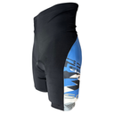 DESCENTE Herren Radhose / Cycling Shorts mit Sitzpolster – Schwarz/Blau