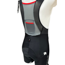 DESCENTE Performance Bib Shorts – Herren Trägerhose – Schwarz/Rot