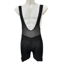 DESCENTE Performance Bib Shorts – Herren Trägerhose – Schwarz/Rot