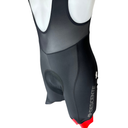 DESCENTE Performance Bib Shorts – Herren Trägerhose – Schwarz/Rot