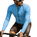 DESCENTE Performance Cycling Jacket – Herren Langarm-Radjacke – Hellblau