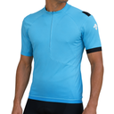 DESCENTE Performance Kurzarm-Radtrikot – Herren – Hellblau – Race Fit