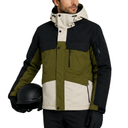 Icepeak Cale Herren Skijacke – Olive / Schwarz / Beige