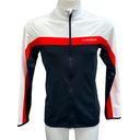 J.Lindeberg Jarvis Mid Layer Jacke – Sportjacke Golf – Weiß/Rot/Schwarz – Herren