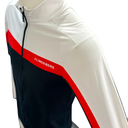 J.Lindeberg Jarvis Mid Layer Jacke – Sportjacke Golf – Weiß/Rot/Schwarz – Herren