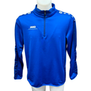 JAKO Ziptop / Trainingstop Herren – Blau – Sportpullover mit 1/4-Reißverschluss