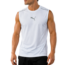 PUMA TB S/L Tee Herren – Ärmelloses Funktionsshirt – Weiß