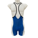 Zero W Bibshorts Herren Träger-Radhose Petrol/Weiß