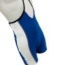 Zero W Bibshorts Herren Träger-Radhose Petrol/Weiß