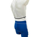 Zero W Bibshorts Herren Träger-Radhose Petrol/Weiß