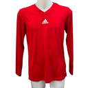 adidas Team Base Tee Y Langarm Trainingsshirt – Rot | Herren