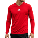 adidas Team Base Tee Y Langarm Trainingsshirt – Rot | Herren