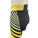rh+ Damen Radhose mit Sitzpolster – Anthrazit/Gelb | Komfort | Elastisch | Performance Fit