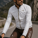rh+ Fahrrad-Windjacke / Rennradjacke – Weiß | Ultraleicht | Winddicht | Herren